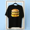 Burger Shirt Women Unisex Summer Cotton Graphic T Shirts Adult Streetwear Camisetas Shortsleev Breathable Oneck Trending