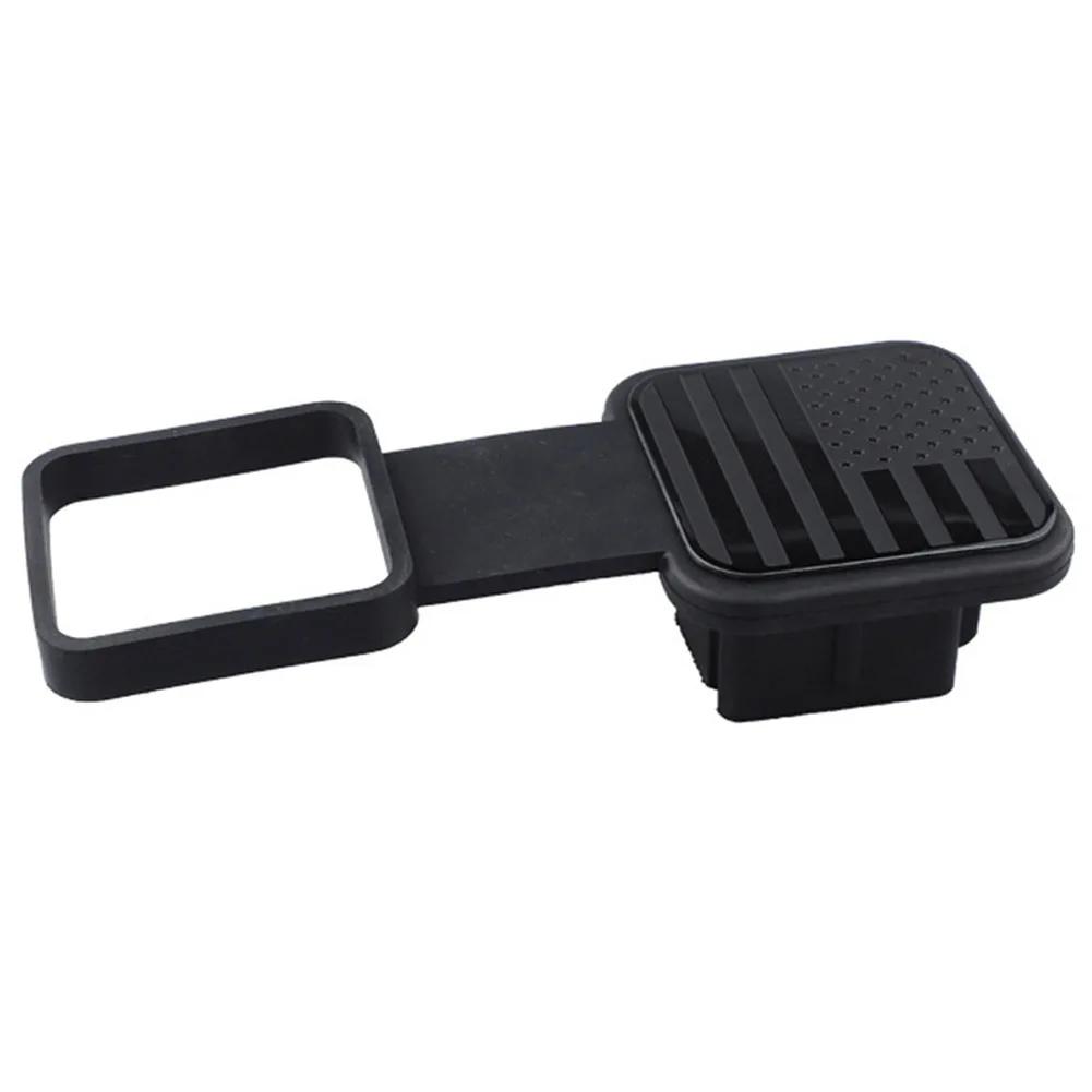 Tow Plug Tube Cap Protector Trailer Hitch Receiver Cover Plug Waterproof 2 Inch Receiver Auto Square Plug Tow Hook Cover