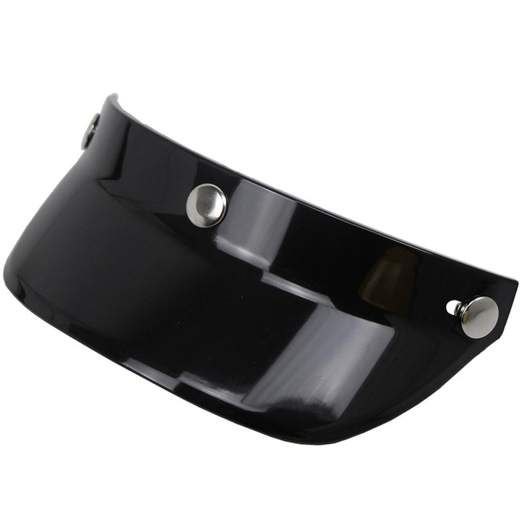 Universal 3 Snap Button Visor Flip Up Wind  for Open Face Motorcycle Helmet