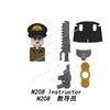 Modern Pyro Soldier Sergeant Signal Corps Sniper Instructor Building Blocks Bricks Accessories Head Weapon Kid Toys N201-208