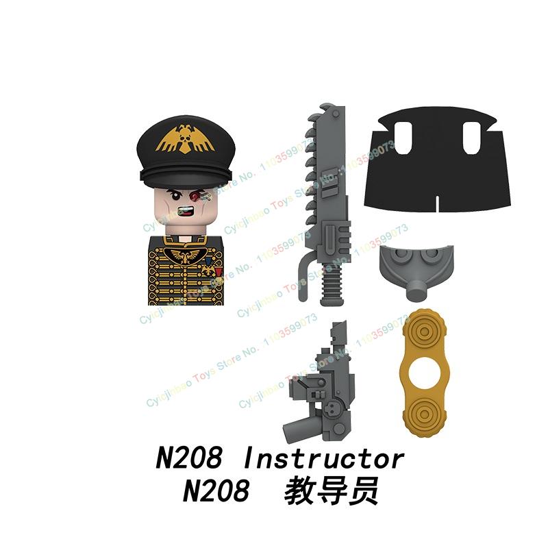 Modern Pyro Soldier Sergeant Signal Corps Sniper Instructor Building Blocks Bricks Accessories Head Weapon Kid Toys N201-208