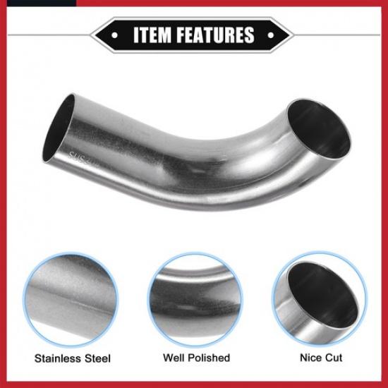 Bogenrohr, 1,26" Außendurchmesser 4,33" 2,95" Schenkellänge 90° Rohr