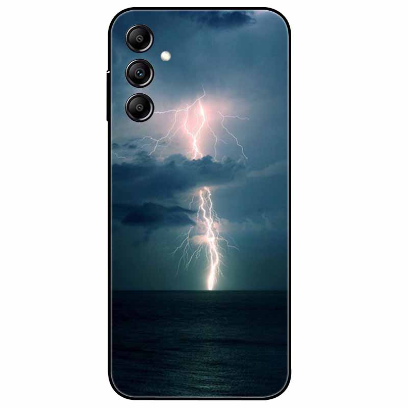 Silicone Phone Case For Samsung Galaxy A54 5G A34 A14 A24 Cover TPU Protective Soft Cat Para Funda for SAMSUNG A54 A 54 Fashion