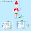 Rocket Sprinkler STEAM DIY Science Experiment Kit Physics Water Splash Outdoor Backyard Cool Fun Educational Toy Gift for Adults
