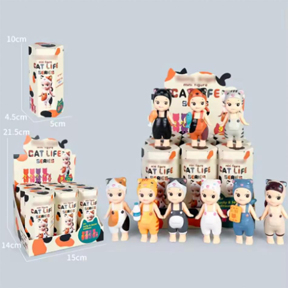 S Angel Little Angel Doll Cat Life Series Blind Box Doll Keychain Pendant Handmade Pendant Gifts