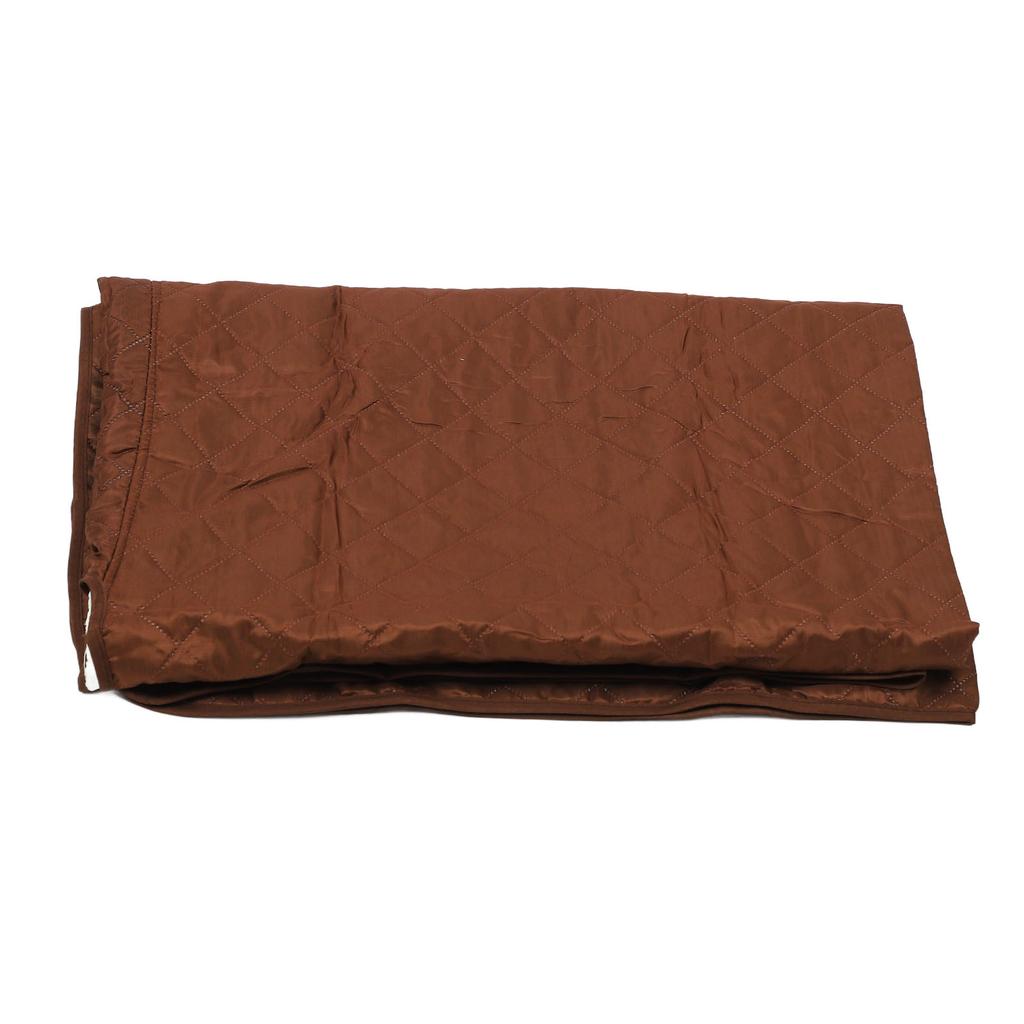 Sofa Protective Cover Waterproof Washable Wear Resistant 2 Seats Polyester Mat for Pets Brown