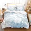 Coastal Theme Bedding Set 3D Printed Sea Turtle Starfish Coral Seashell Duvet Cover Set Soft Single Twin Double Queen King Size