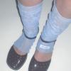 BadBlue Milky Way Leg Warmer Skyblue
