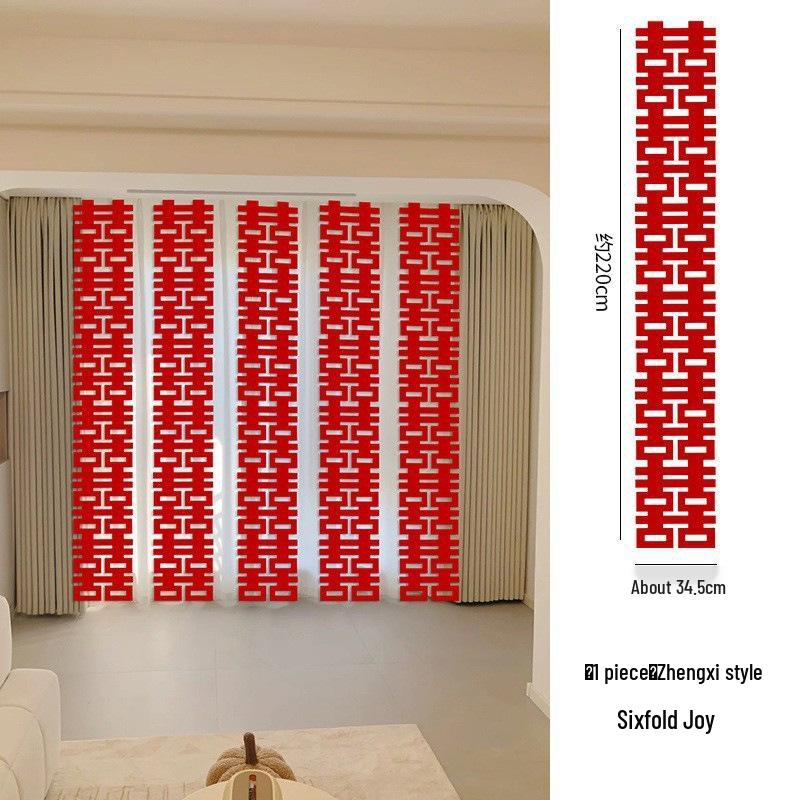Butterfly Wedding Room Decor Set: Curtain Pendants & Pull-Flower Decorations for Bedroom & Living Room