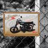 Retro Motorcycle Tin Sign Man Cave Garage Decor 20x30 Cm Metal Poster