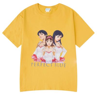 Anime Perfect Blue A Satoshi Kon Film Mima Kirigoe T-Shirt Men's Women Clothing Fashion Hip Hop Short Sleeve T Shirt Summer Tees