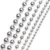 5 Yards/lot 1.5/2.0/2.4/3.2mm Stainless Steel Ball Chain Bulk For DIY Necklaces Jewelry Making Accessories Necklace Chain