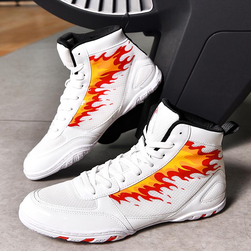 Professional Wrestling and Boxing Shoes, Men's Indoor Fitness Flying Shoes, Lightweight Wrestling Shoes, Sizes 38-46