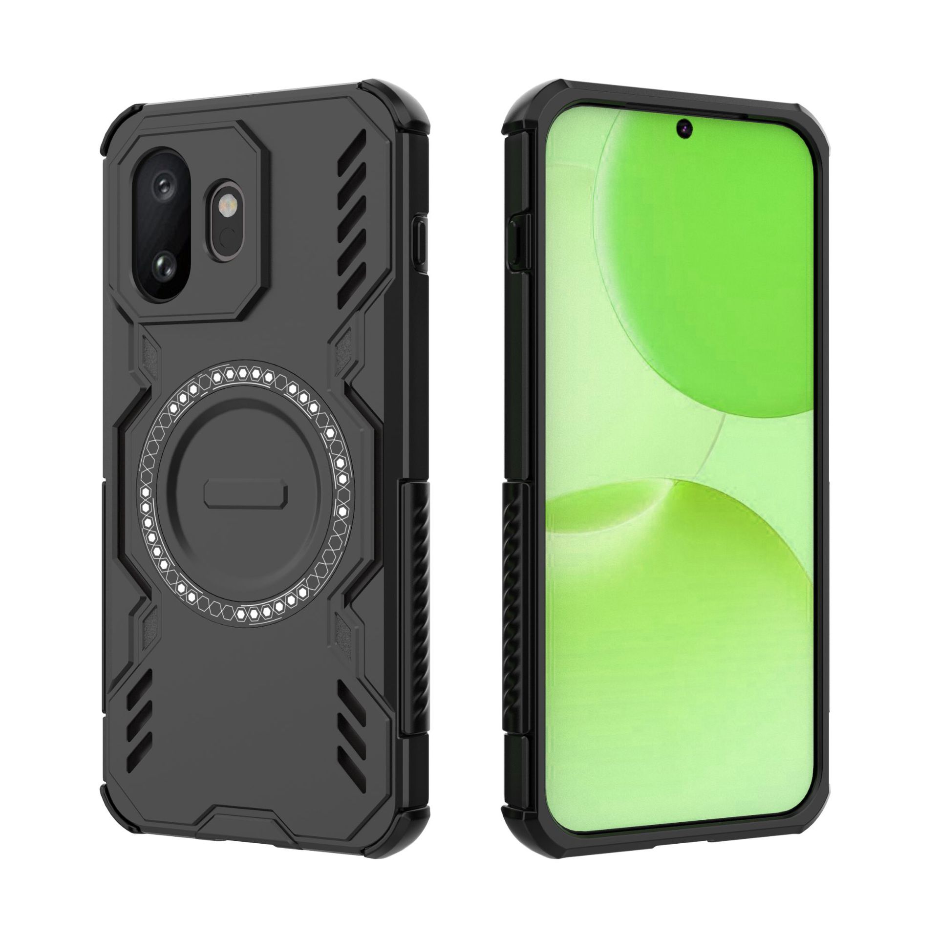 

For For Oneplus 15T Magnetic Case,Heat Dissipation Shockproof Phone Cover for Oneplus 15T чёрный