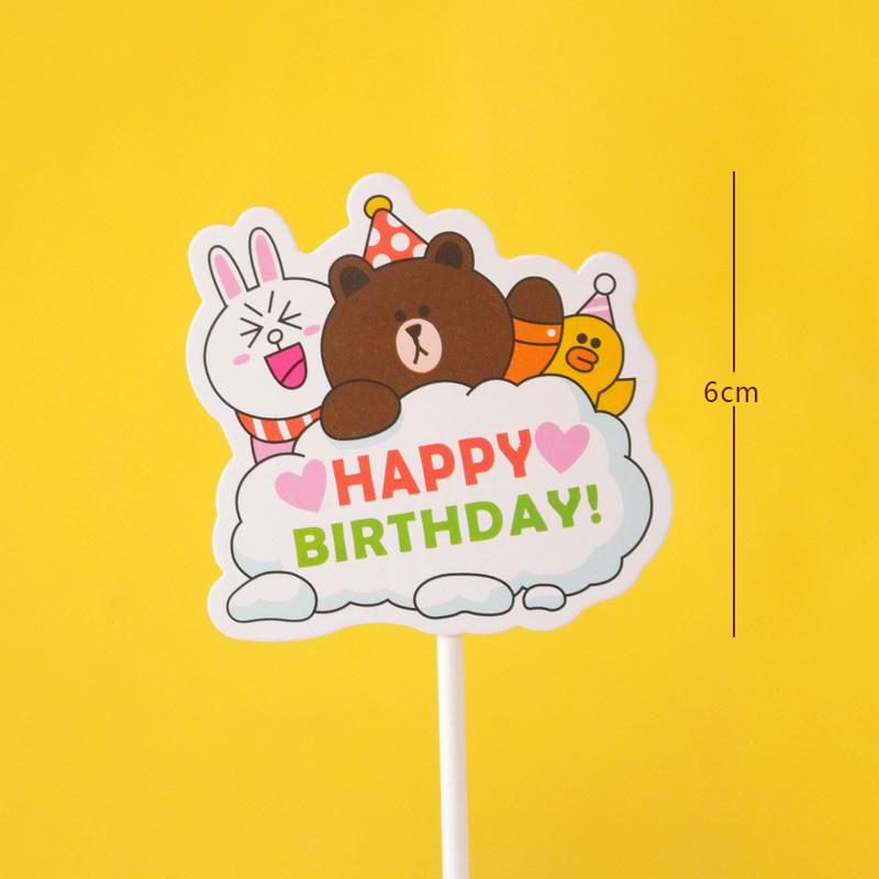 10-Pack 3D Hot Air Balloon & Rainbow Cake Toppers