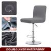 Real Waterproof Fabric Bar Chair Cover Stretch Short Back Chair Cover Washable Cheap Spandex Covers For Home Hotel Banquet Decor