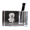 Bichon Frise, Bichon Tenerife, Bichon a poil frise – Pen stand, crystal organiser with dog photo | Art-Dog