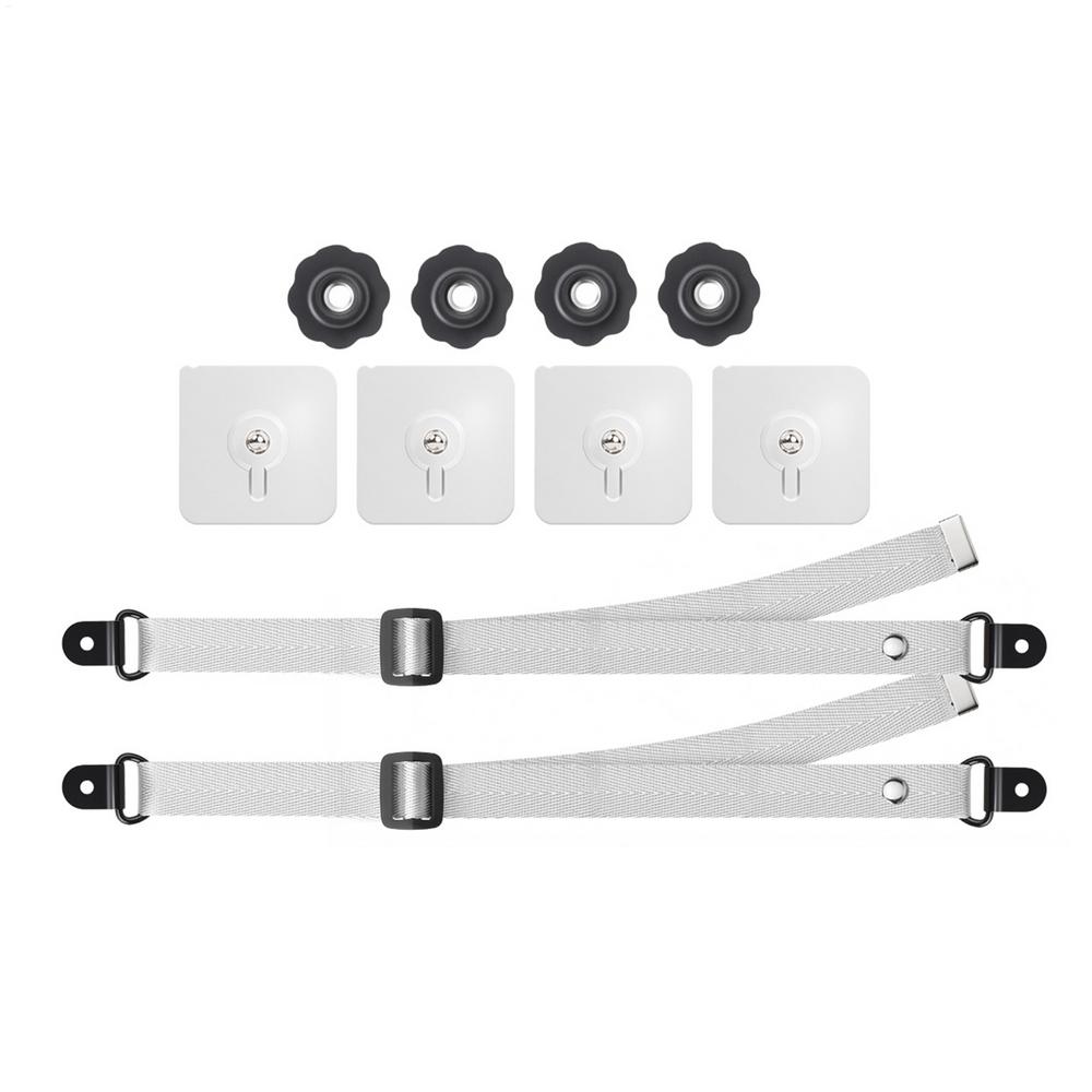 

TV Safety Straps 2 Pieces Adjustable Furniture Fastener No Drill Anti Tip Straps for TV Stand Wall Cabinet Desk Kids Proofing other