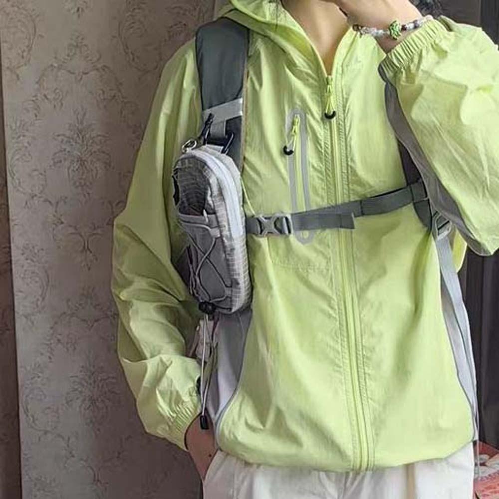 Polyester Bergsteiger-Zubehörbeutel Rucksackbefestigung Tragbare Handytasche Damen