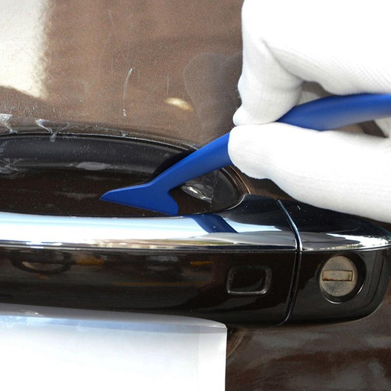 Kit de 5 Peças de Ferramentas para Envelopamento de Acessórios de Carro Raspador para Película de Vinil Faca para Adesivo Kit de Raspagem de Decalques Rodo para Insulfilm de Janela