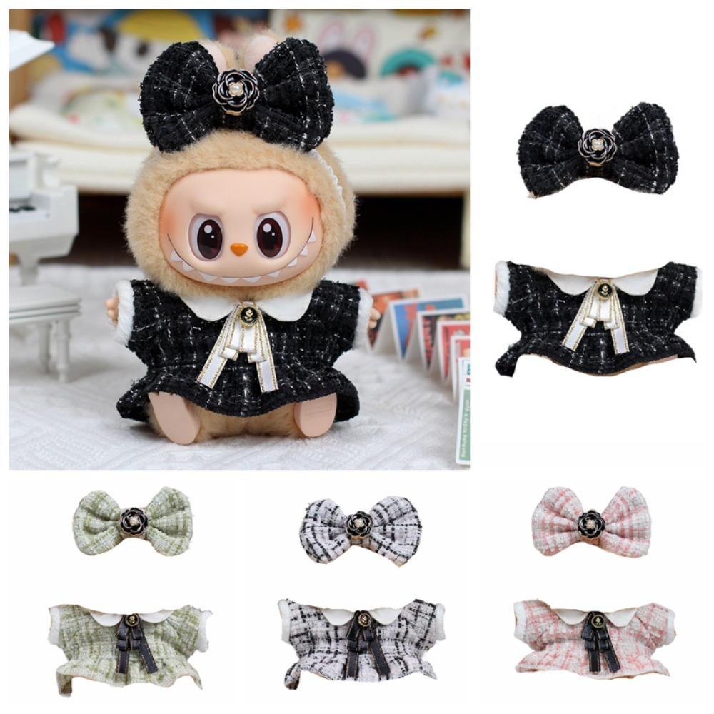 

Replacement 17cm Labubu Doll s Clothes Dress 10cm Cotton Doll Clothes Children Gift style 3