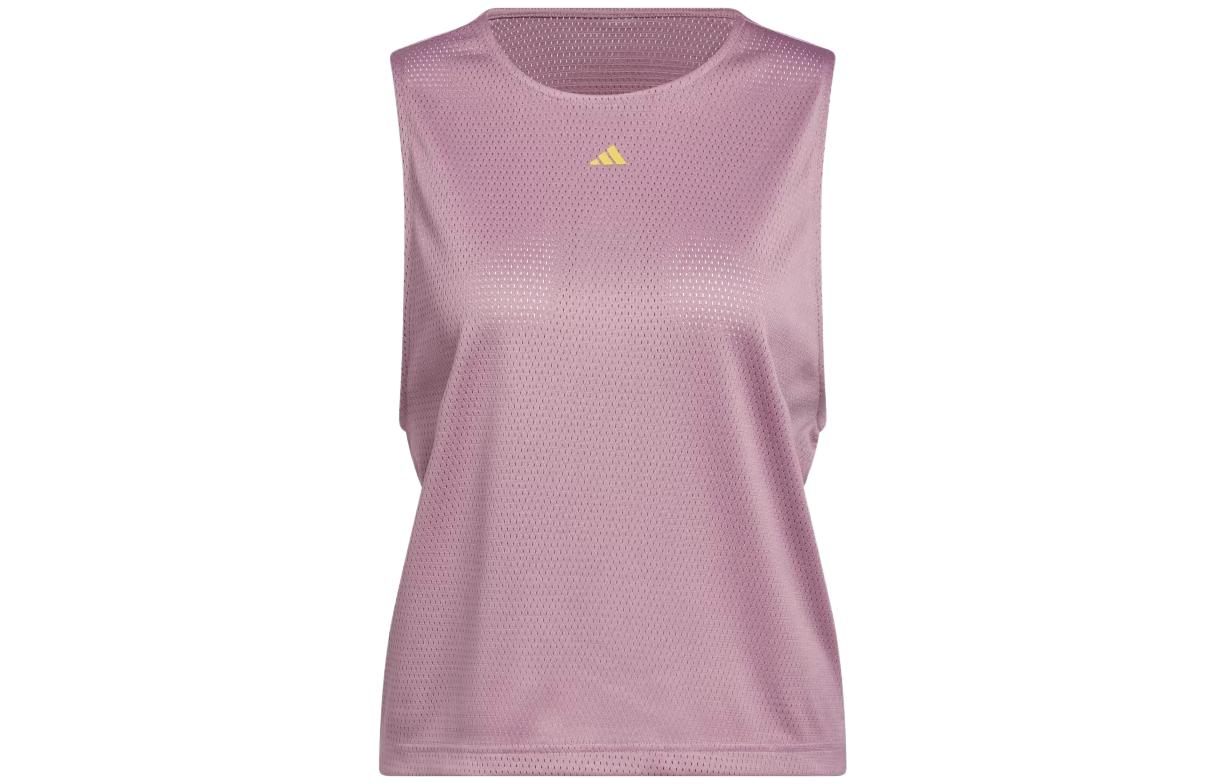 Adidas Tank Tops Women s Pink Crew Neck Moderate Other IJ5243 L