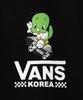 VANS Dooly Korea Crew Short Sleeve T-Shirt - Black / Vn0012Pvblk1