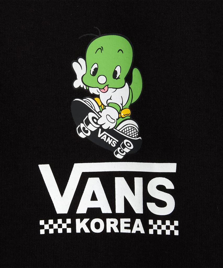 VANS Dooly Korea Crew Short Sleeve T-Shirt - Black / Vn0012Pvblk1
