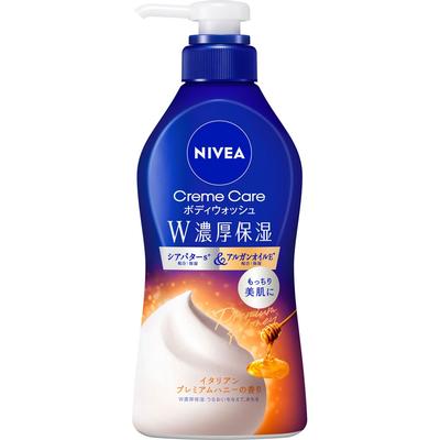 Nivea Cream Care Body Wash W Intensiv Fukt Italiensk Premium Honungsdoft Pump 460ml