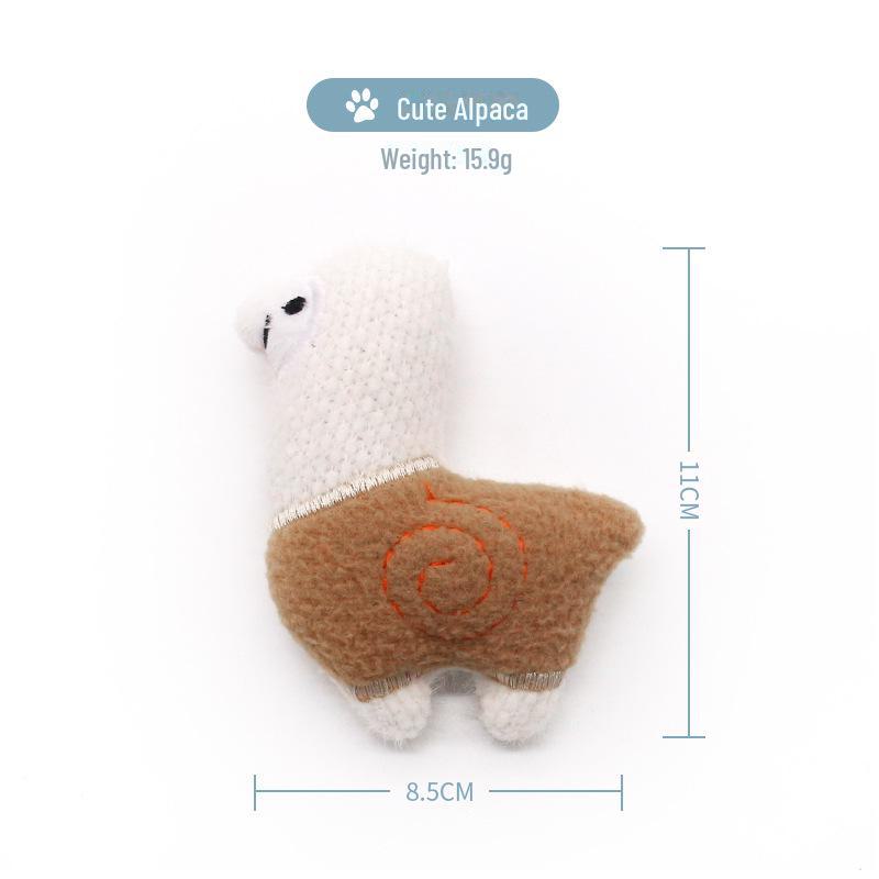 Plyšová hračka pro kočky s šantou kočičí: Samoobslužný, Odolný proti kousání a Odolný proti poškrábání.