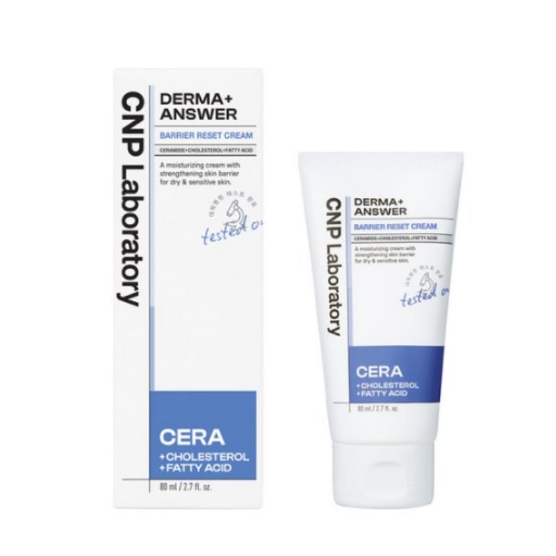 CNP Laboratory Derma Answer Barrier Reset Cream 80ml – Ceramide Barrier Repair Moisturizer, Deep Hydration & Sensitive Skin Face Cream
