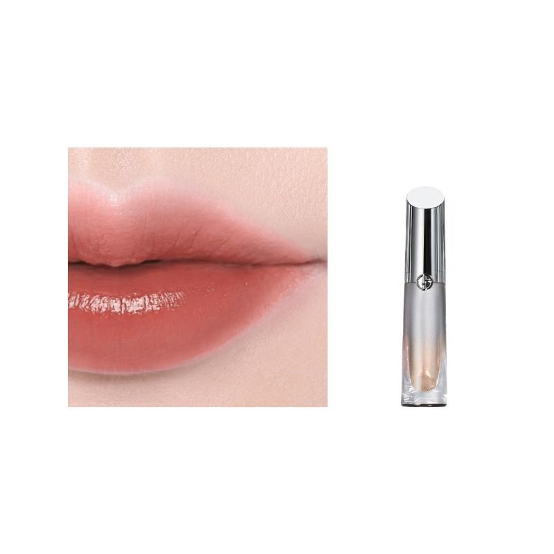 Блеск для губ Armani/блеск для губ/глянцевый блеск для губ Маленькая эскимо в серебряном тюбике, пухлые губы, стеклянные губы, увлажненный цвет лица, ледяной #31 золотой лед ледяной янтарь серебряный