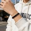 Pánský náramek z přírodního kamene Hematit Korálek ve tvaru šípu Korálkový náramek pro vitalitu ochranu sílu sebevědomí a uzemnění Šperk
