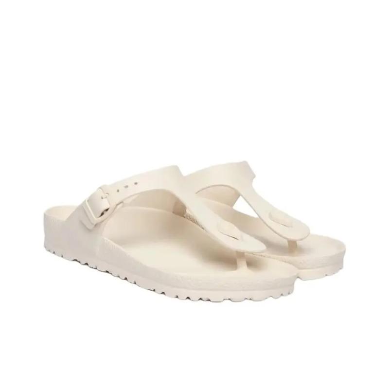 Birkenstock Gizeh Unisex Minimalist Comfort Wear-resistant Flip Flops White 1031278