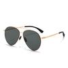 Ultra light and super elastic stainless steel men's high-end sunglasses men's polarized sunglasses