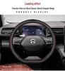 Genuine Leather D-Type Steering Wheel Cover for Weilai ES6/ES8/EC6 - All-Season, Breathable & Non-Slip.
