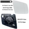 Mercedes C180 B200 W204 W205 GL-Class Heated Rearview Mirror Glass