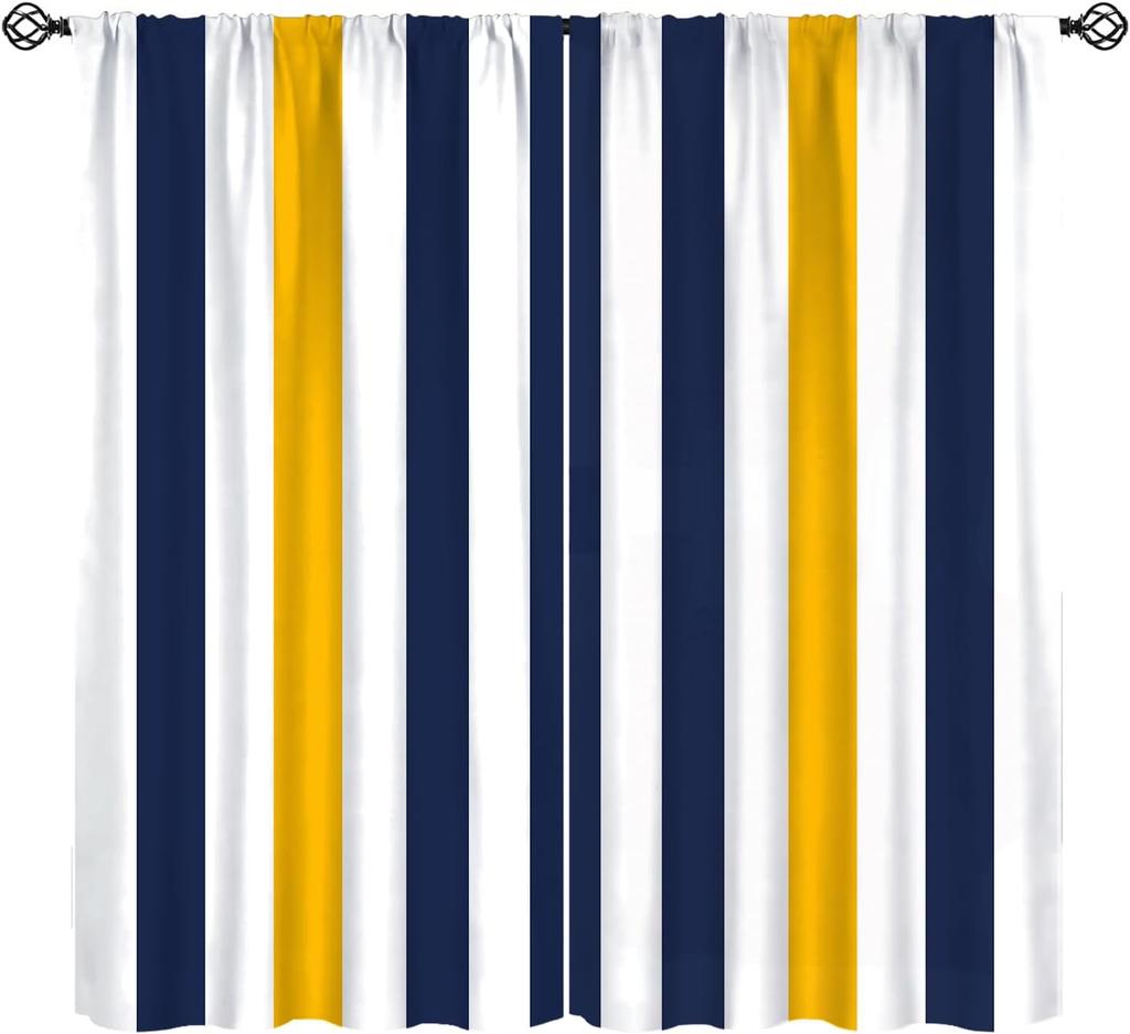 Stripe Curtains Red Ribbon Bow Stripes White Pink Background Window Treatments Insulated Drapes Panels Thermal Made Of Polyester