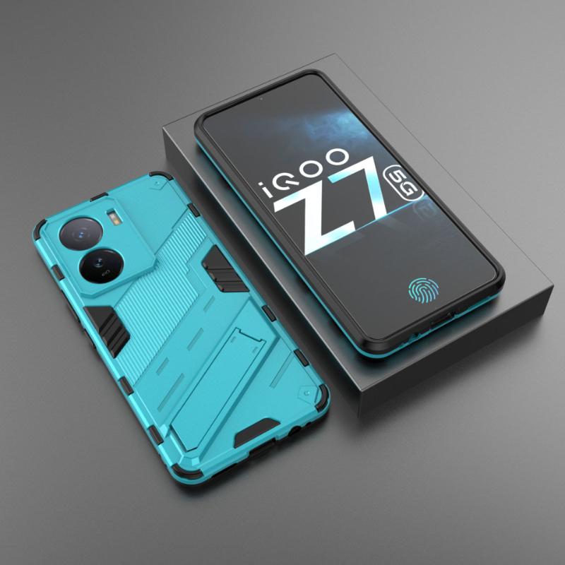 For Vivo iQOO Z7x Z7 Pro 5G Armor Shockproof Phone Case Back Cover For iQOO Z7 Magnetic Kickstand Anti-Fall Protect Coque Cases
