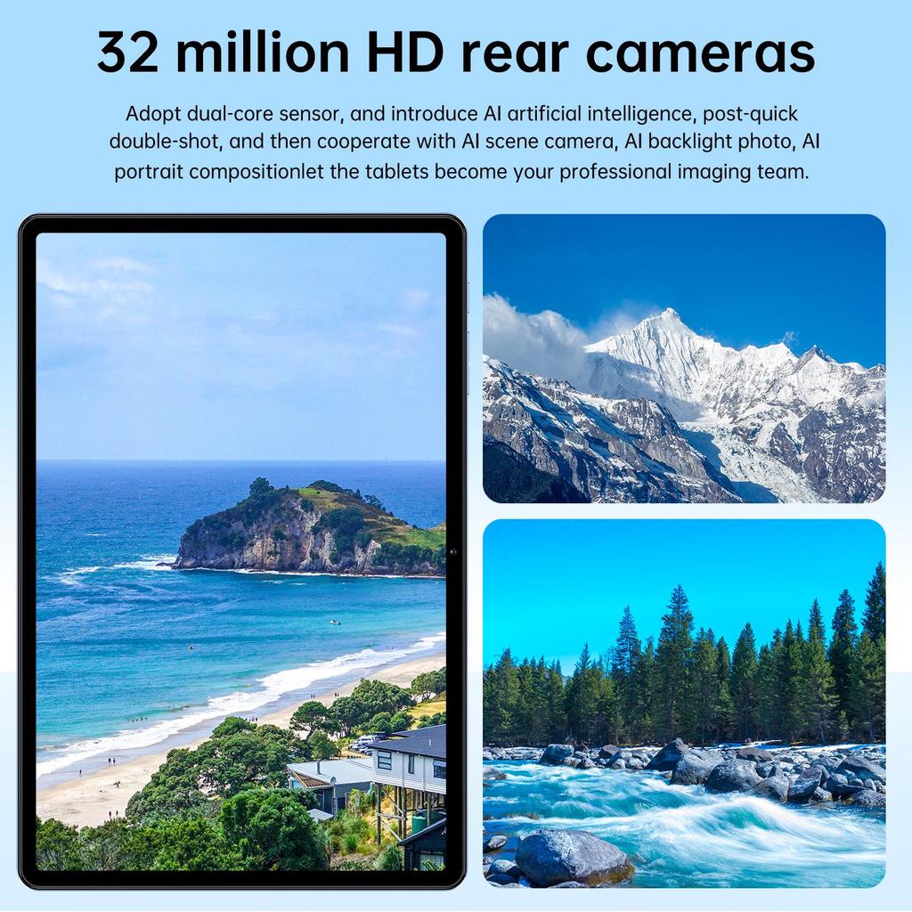 Pro 13 Cross-Border 10.1" Android Tablet, Octa-Core, 16GB+1TB, 4G Compatible