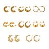 Elegant Stainless Steel C-shaped Trendy Earrings