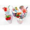 DIY parfait keyring making set, mixed colors, 1 set, a popular character in Korea