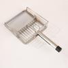 Stainless Steel Cat Litter Shovel Fine Hole Push-pull Design Pet Waste Picker Fast Sifting Ergonomic Handle