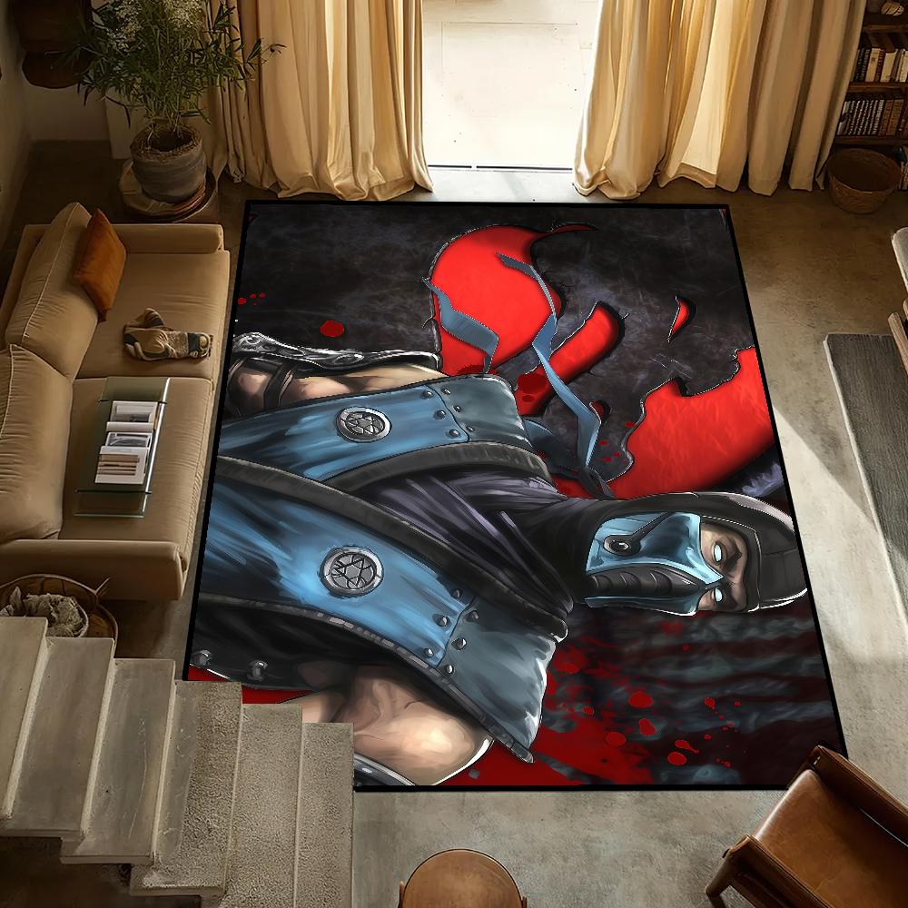 Game M-Mortal Kombat Small Carpet Bedside Kitchen Bath Living Home House Bedroom Floor Mat Doormat Rug Decoration