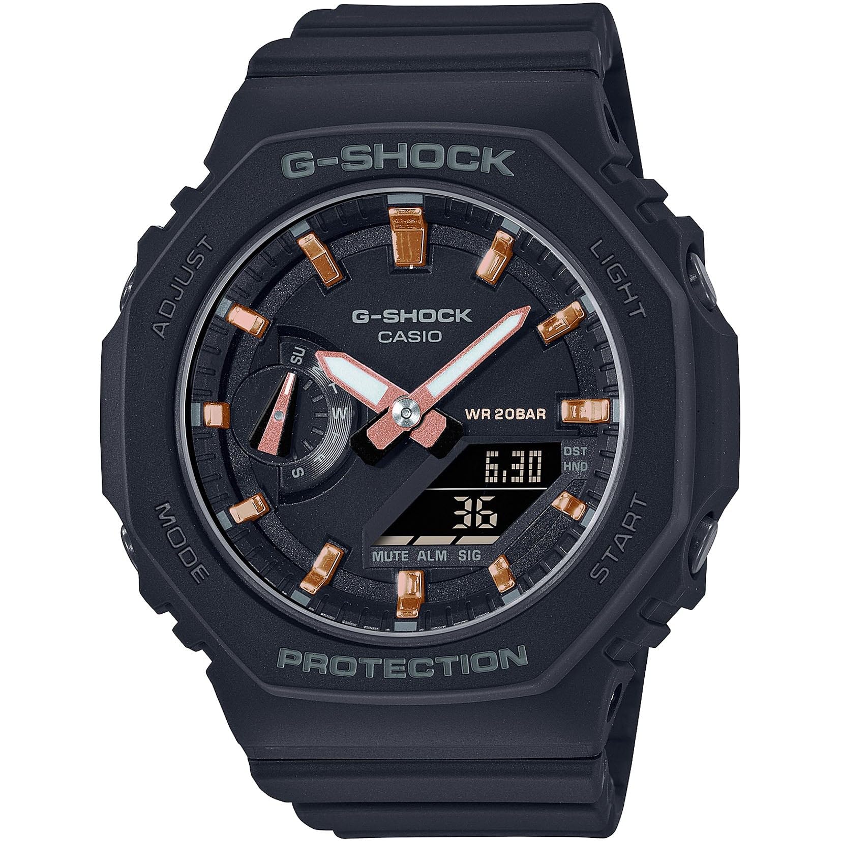 Casio G-SHOCK GMAS2100-1A Analog-Digital Watch One Size Black