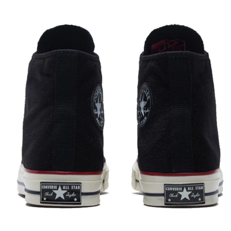 Converse 1970s Chuck 70 Comfortable and Versatile High-top Canvas Shoes Unisex 'Black Purple Green'