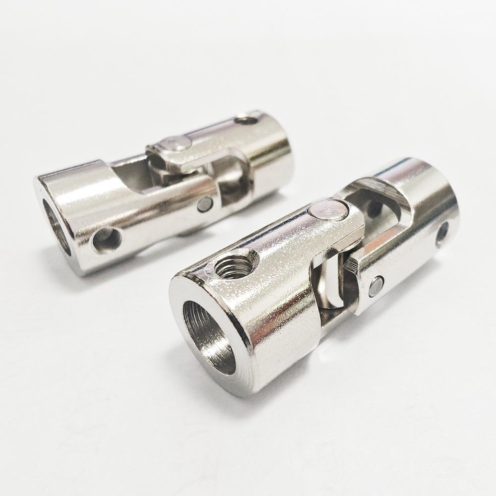 Silver Motor Connector 2.3/3/4/5/6/8/10/12mm Shaft Coupler New Cardan Joint for RC Car Boat