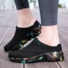 Women's Sandals Backless Walking Sneakers Summer Slip-on Mule Socks Shoes Closed Toe Slippers Men Clogs Plus Size