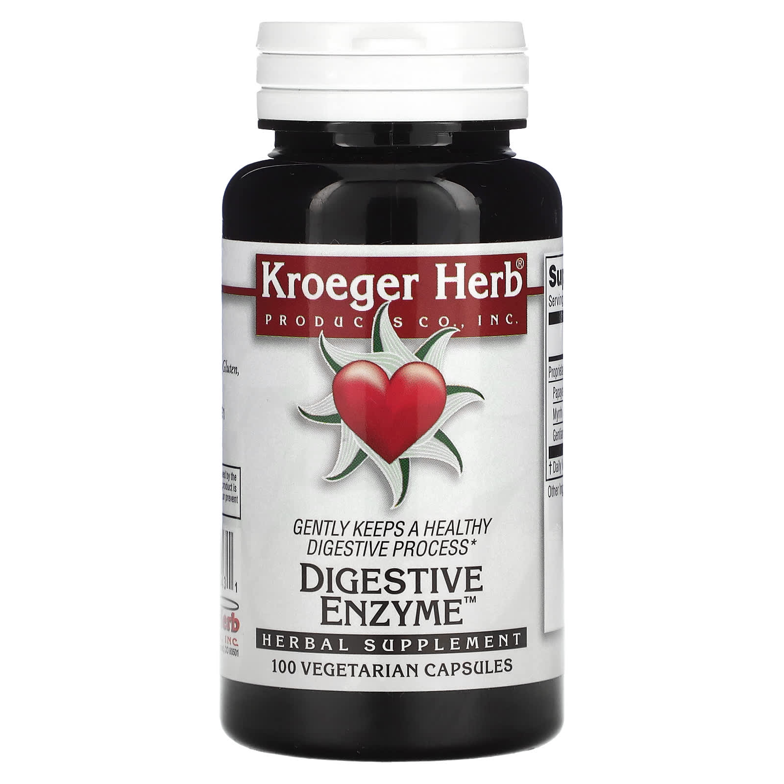

Kroeger Herb Co, Digestive Enzymes, 100 Veggie Capsules