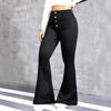 Pantalones Vaqueros Casuales Elásticos Europeos-Americanos de Múltiples Filas Adelgazantes 2025